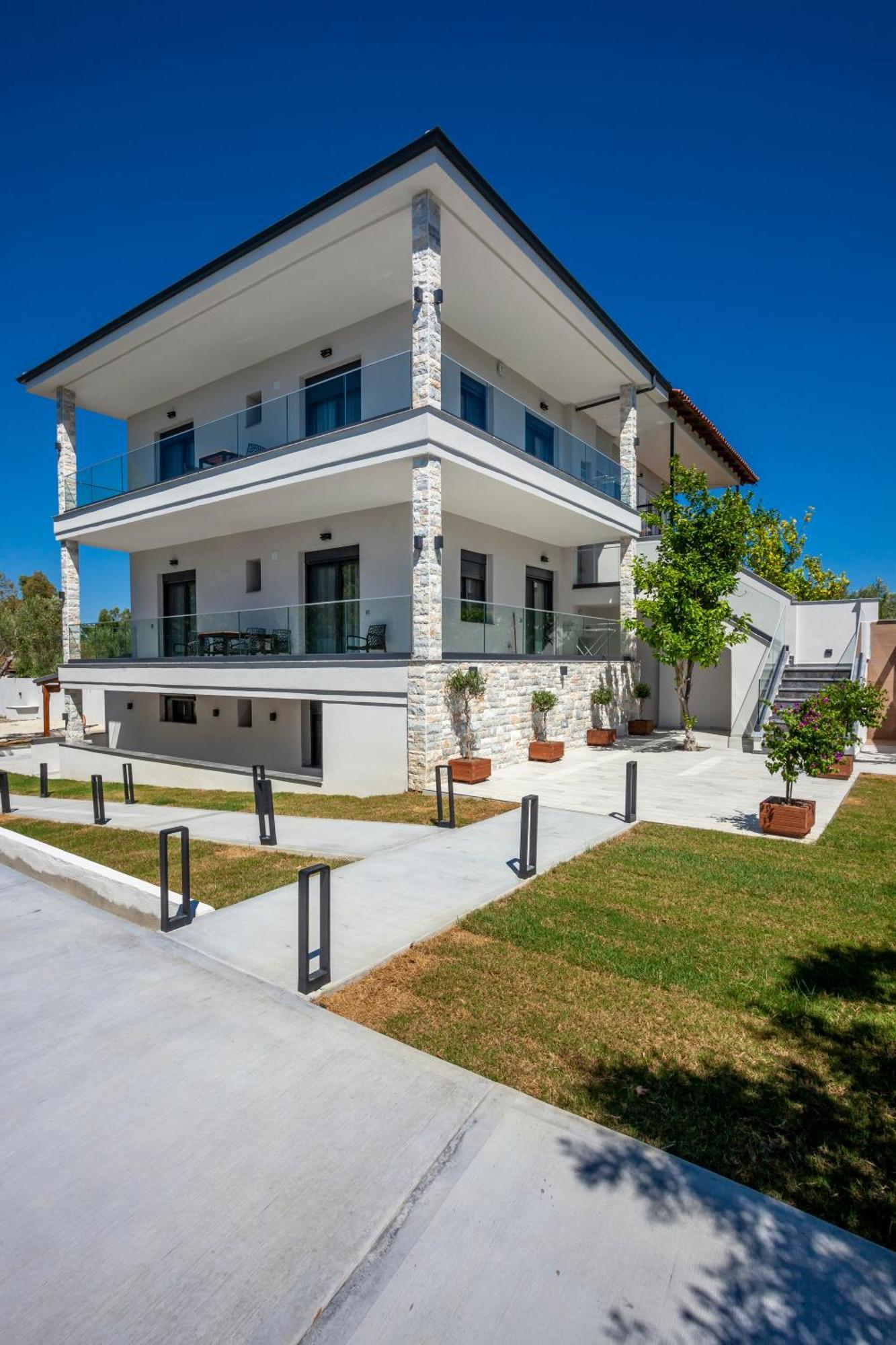 Olia Seaside Residence 120M From The Beach ペフコホリ エクステリア 写真