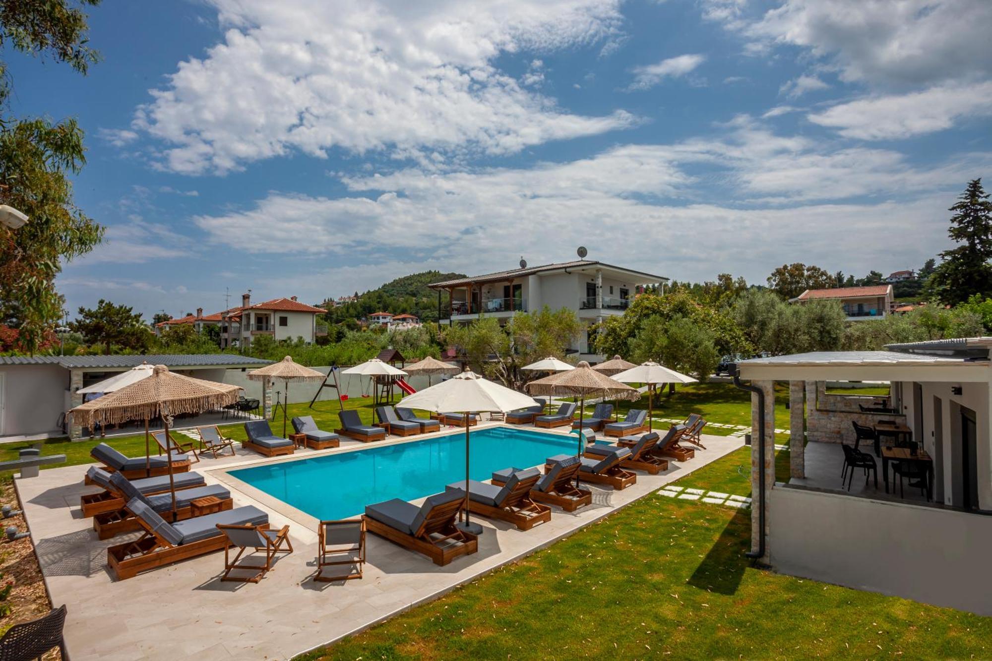 Olia Seaside Residence 120M From The Beach ペフコホリ エクステリア 写真