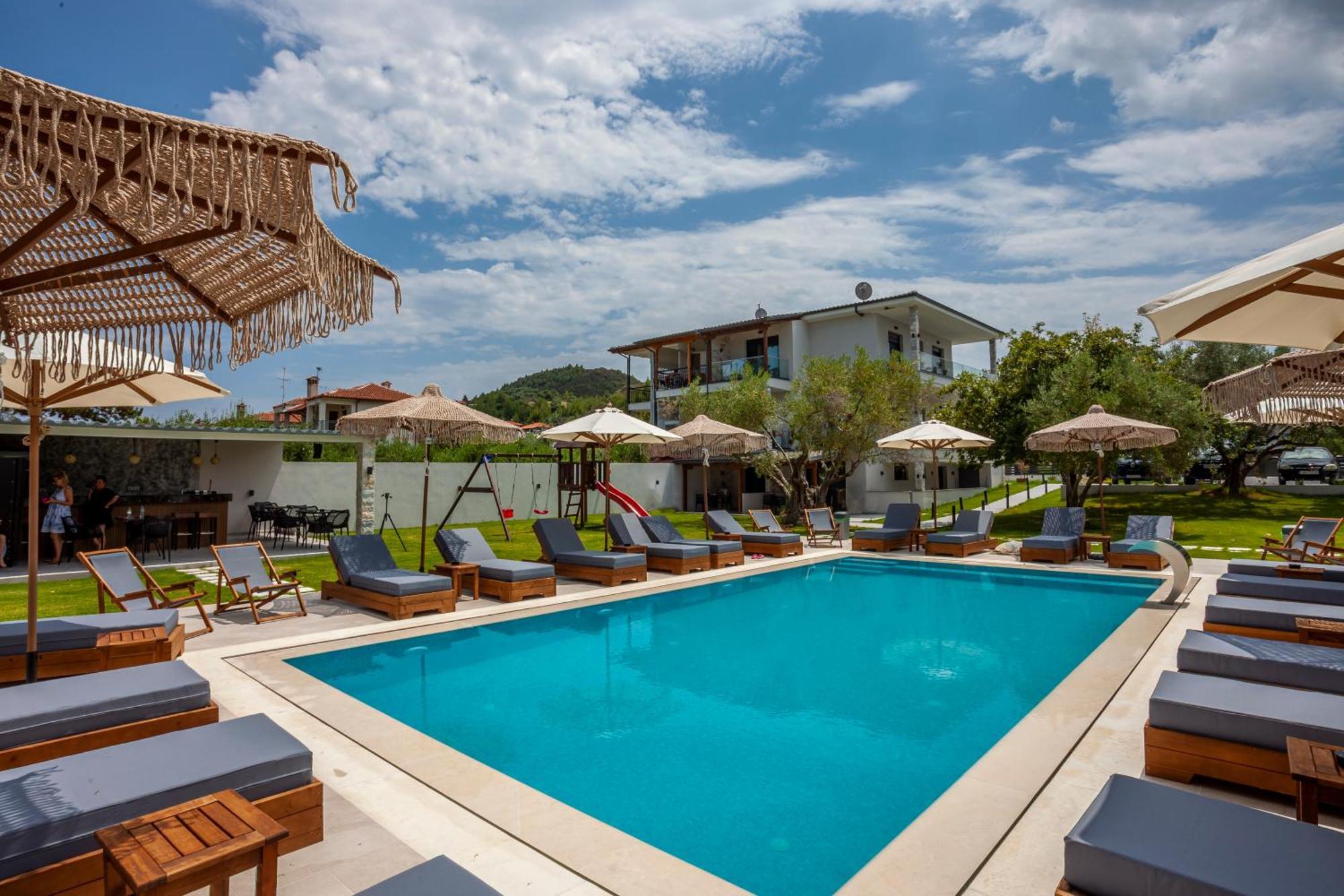 Olia Seaside Residence 120M From The Beach ペフコホリ エクステリア 写真
